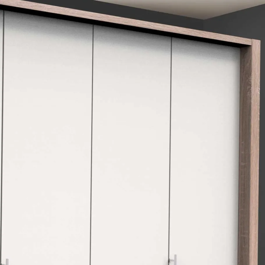 Clearance Wohnen Top Schlafzimmerschrank mit 2 Falttüren & Tür - Vaclyn