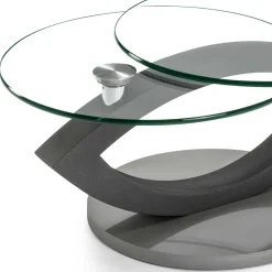 Best Wohnen Topp Couchtisch mit 2 runden Glasplatten - Annely