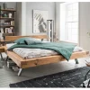 Outlet Wohnen Topp Industry Doppelbett mit Wildeiche Balken - Haveling