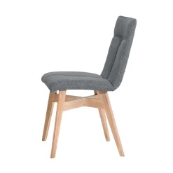 Outlet Wohnen Topp Polsterstuhl mit Holzgestell - Wervo (2er Set)