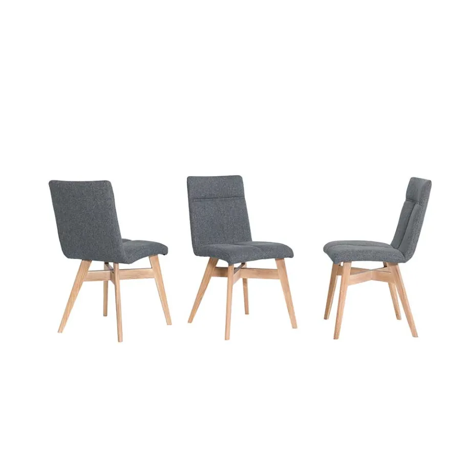 Outlet Wohnen Topp Polsterstuhl mit Holzgestell - Wervo (2er Set)