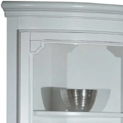 Clearance Wohnen 1-türige Eckvitrine im Vintage Design - Zarinas