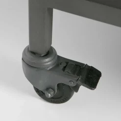 Clearance Wohnen 1-türige Loft Kommode auf Rollen Laruis aus Metall