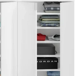 Best Wohnen 6-türige Schuhkommode in Weiß - Ejulia (dreiteilig)