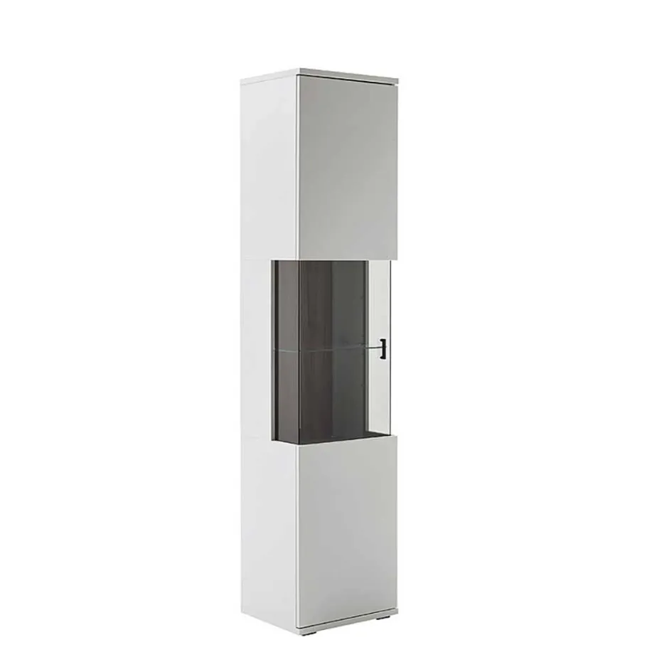 Best Wohnen 1-türige Wohnzimmervitrine 45x199x37 cm - Apulco