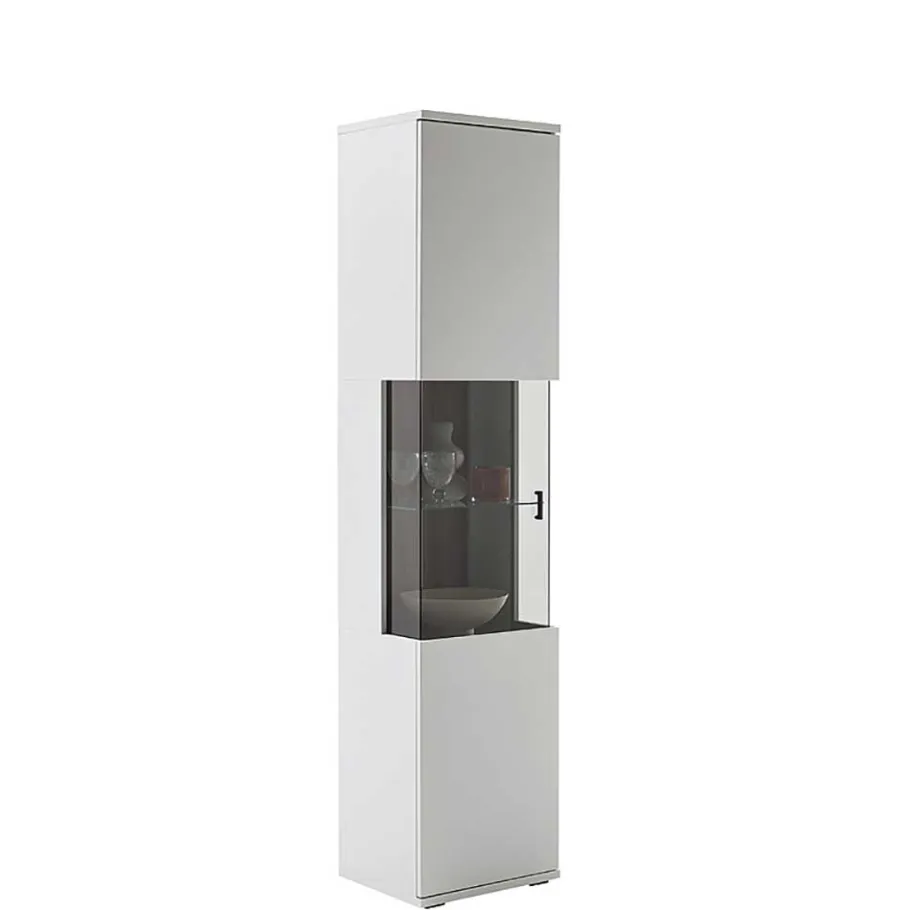 Best Wohnen 1-türige Wohnzimmervitrine 45x199x37 cm - Apulco