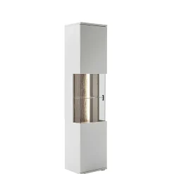 Best Wohnen 1-türige Wohnzimmervitrine 45x199x37 cm - Apulco