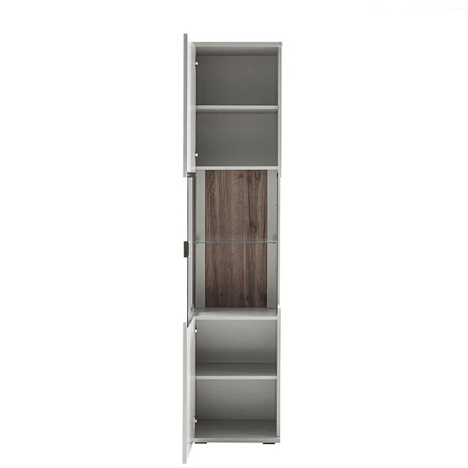 Best Wohnen 1-türige Wohnzimmervitrine 45x199x37 cm - Apulco