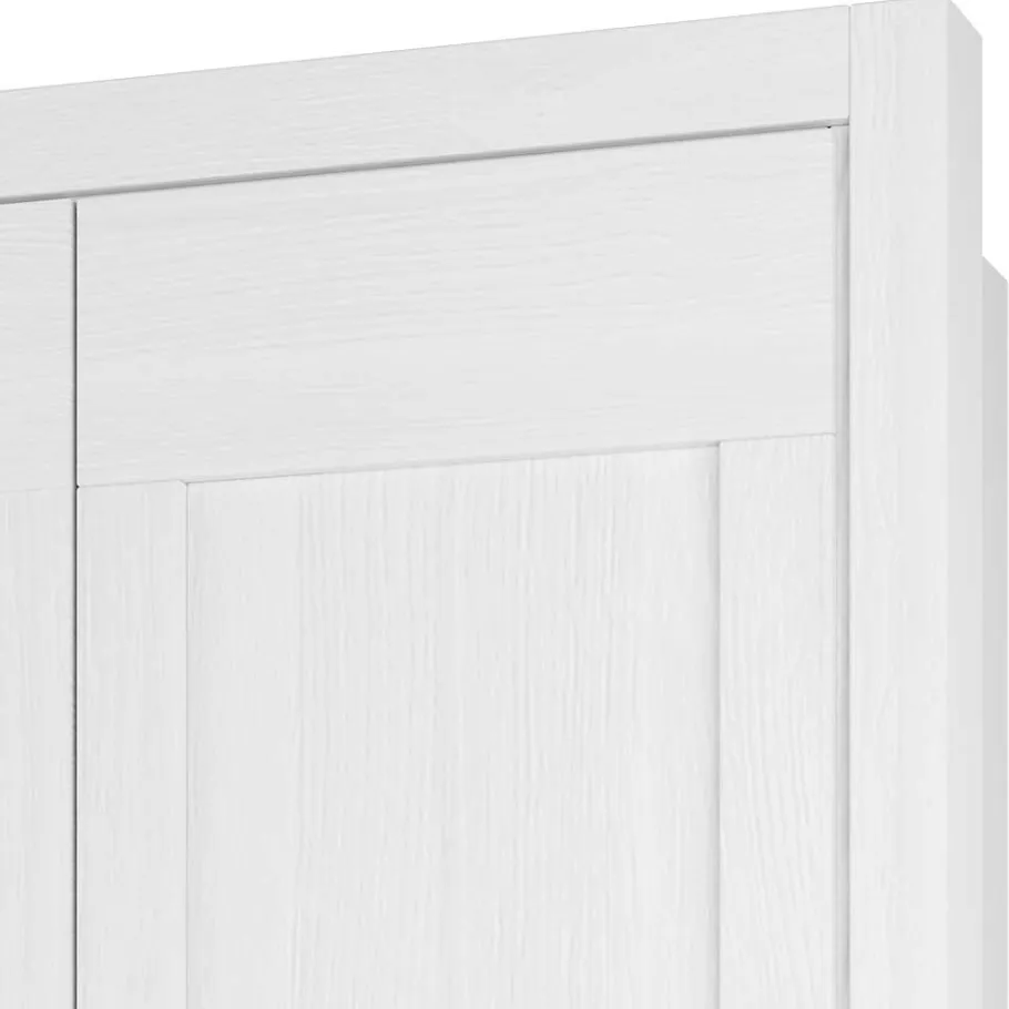 Hot Wohnen 3-türiger Country Kleiderschrank mit Spiegel - Imtreba