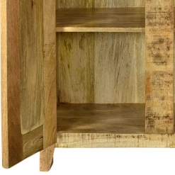 Sale Wohnen 2-türiger Design Dielenschrank aus Mangobaum - Suennas