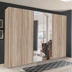 Online Wohnen 3-türiger Falttüren-Schlafzimmerschrank 300cm - Zayun