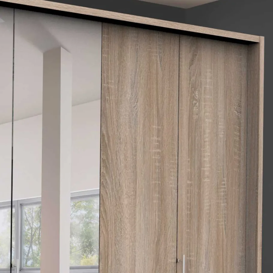 Online Wohnen 3-türiger Falttüren-Schlafzimmerschrank 300cm - Zayun