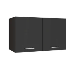 New Wohnen 2-türiger Küchen-Hängeschrank in Grau - Bozenia