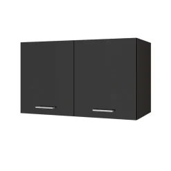 New Wohnen 2-türiger Küchen-Hängeschrank in Grau - Bozenia
