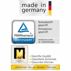 Discount Wohnen 5-türiger Kleiderschrank Anglesia in Creme und Eiche