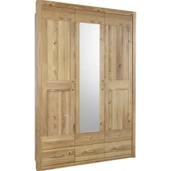 Clearance Wohnen 3-türiger Kleiderschrank mit 3 Schubladen - Zamron