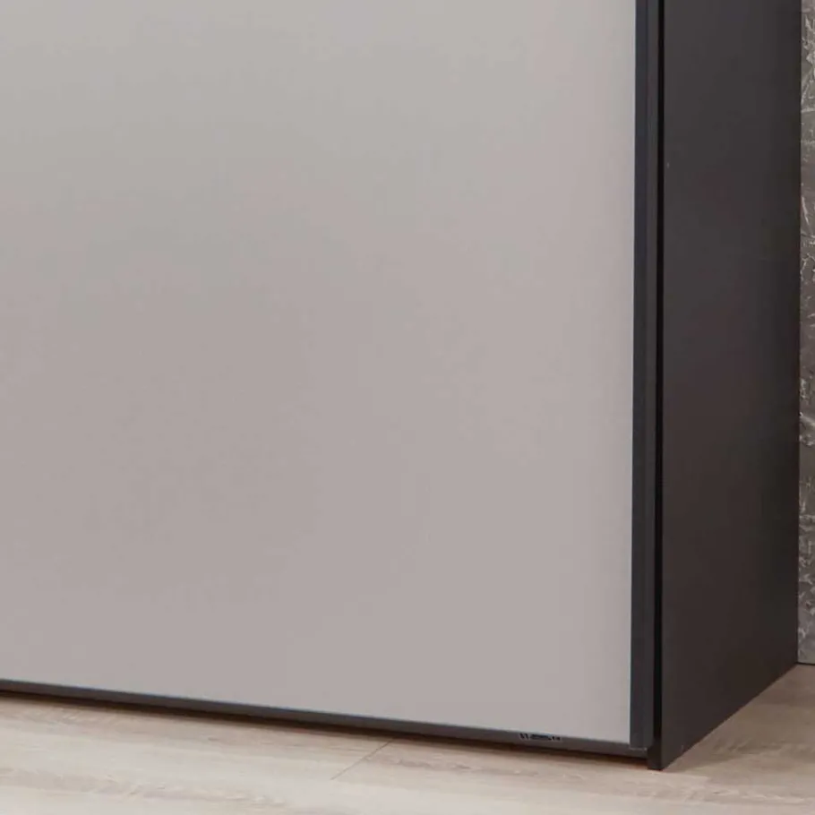 New Wohnen 2-türiger Kleiderschrank mit Schwebetüren - Dandy