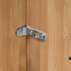 Outlet Wohnen 8-türiger Kleiderschrank mit sechs Glastüren - Hung