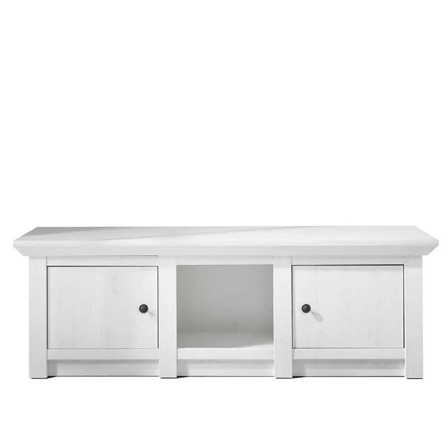 Clearance Wohnen 2-türiger Landhaus TV Schrank in Weiß - Chelles