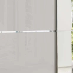 Clearance Wohnen 2-türiger Schiebetürenschrank mit 1 Spiegeltür - Cosima