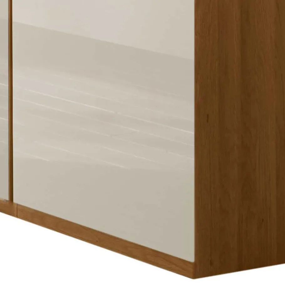 Sale Wohnen 6-türiger Schlafraum Kleiderschrank in Glas Beige - Emdsiva I