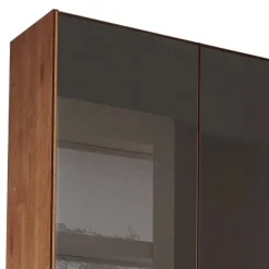 Best Wohnen 8-türiger Schlafzimmerschrank mit Glasfront - Hung