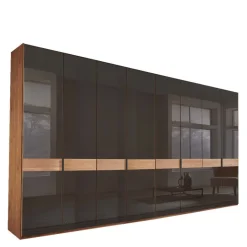 Best Wohnen 8-türiger Schlafzimmerschrank mit Glasfront - Hung