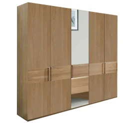 New Wohnen 5-türiger Schlafzimmerschrank in Eiche - Emdsiva
