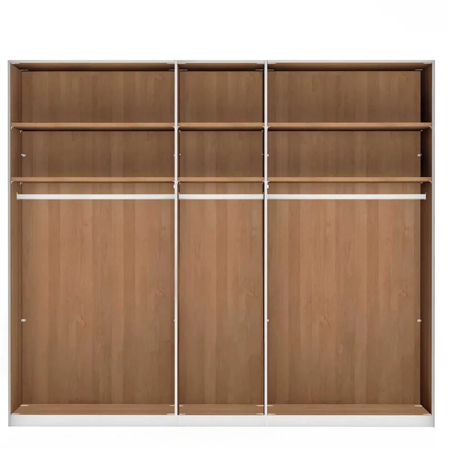 New Wohnen 5-türiger Schlafzimmerschrank in Eiche - Emdsiva