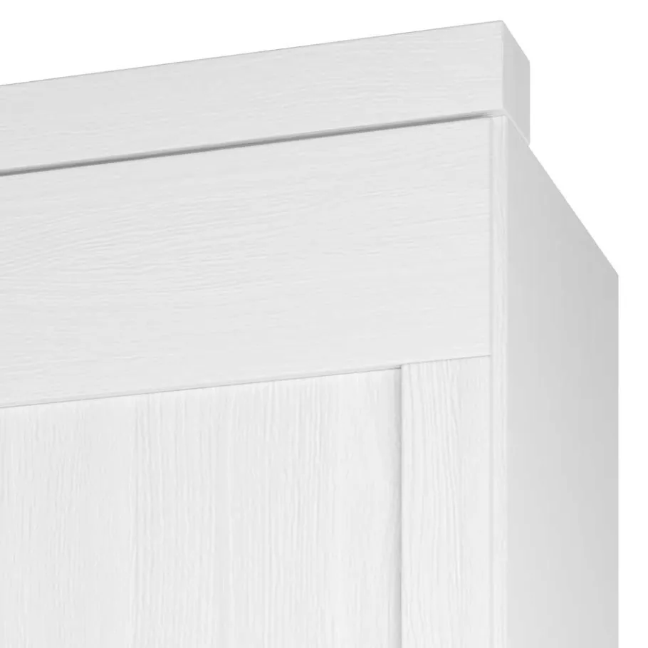 Online Wohnen 2-türiger Schlafzimmerschrank in Weiß Pinie - Imtreba