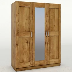 New Wohnen 3-türiger Schlafzimmer-Schrank mit Spiegel - Rirua