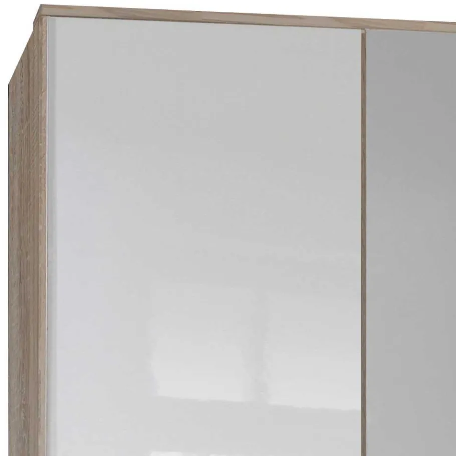 Clearance Wohnen 3-türiger Schlafzimmerschrank zweifarbig - Grands