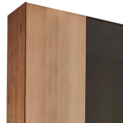 Outlet Wohnen 6-türiger Schlafzimmerschrank mit Glas - Hung