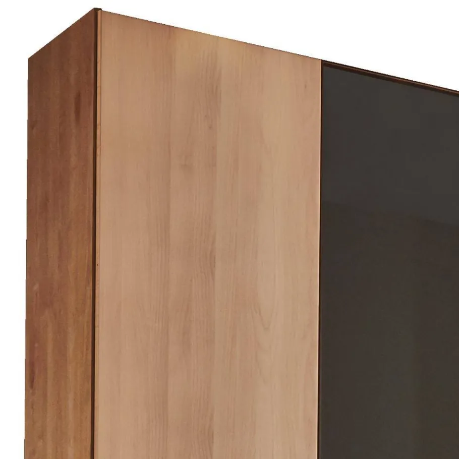Outlet Wohnen 6-türiger Schlafzimmerschrank mit Glas - Hung