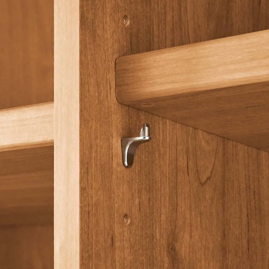 Outlet Wohnen 6-türiger Schlafzimmerschrank mit Glas - Hung