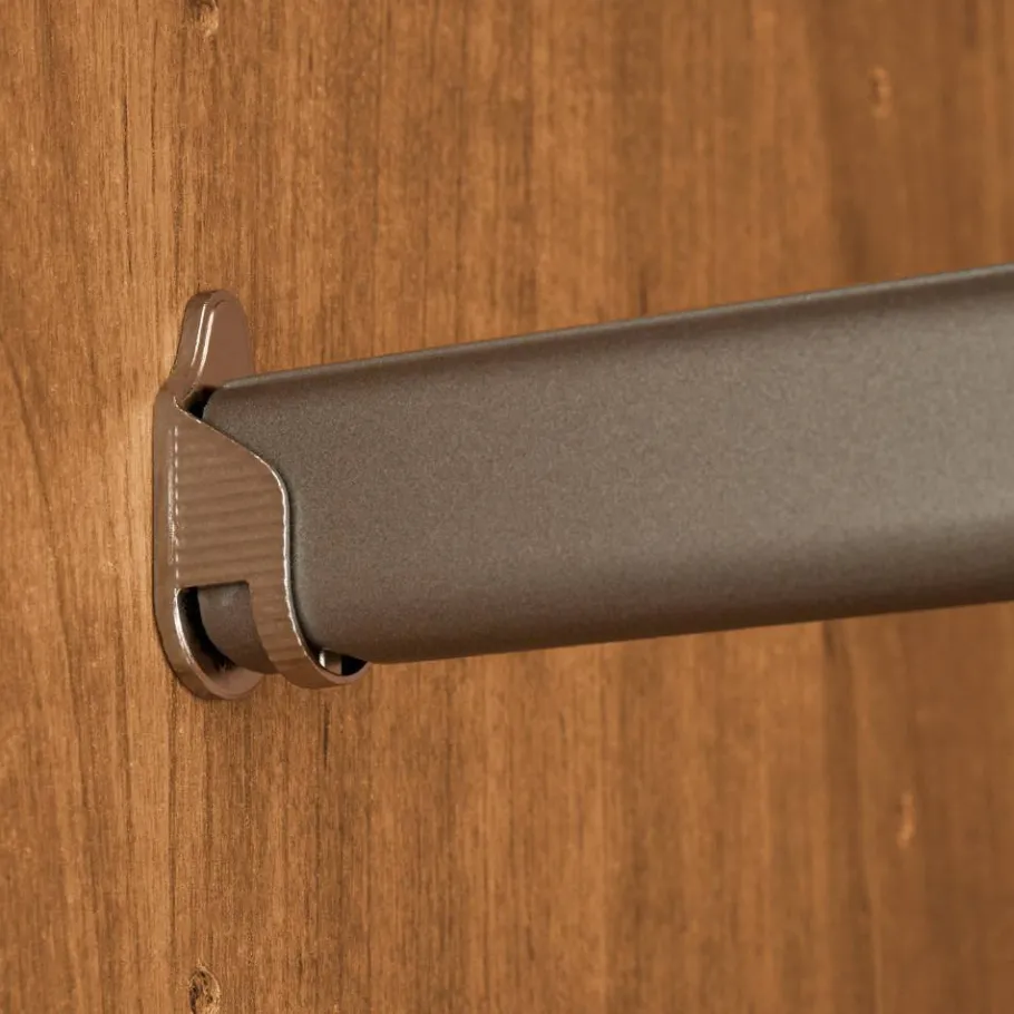 Outlet Wohnen 6-türiger Schlafzimmerschrank mit Glas - Hung