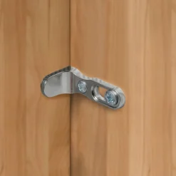 Outlet Wohnen 6-türiger Schlafzimmerschrank mit Glas - Hung