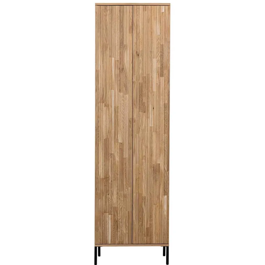 Best Wohnen 2-türiger Schrank in Eiche & Schwarz - Banyo