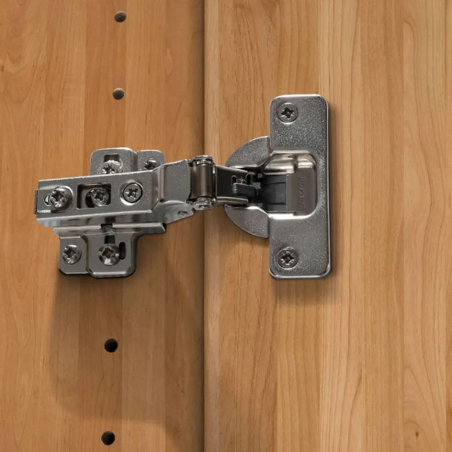 Outlet Wohnen 6-türiger Schrank mit Glas Dunkelbraun - Hung