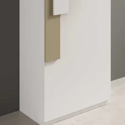 Outlet Wohnen 1-türiger Schuh Schrank mit 7 Einlegeböden - Mirico