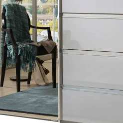Sale Wohnen 3-türiger Schwebetürenschrank in Weiß mit Spiegel - Amelie