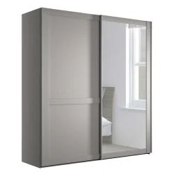 Sale Wohnen 2-türiger Schwebetüren-Schrank mit Spiegel - Ridonna
