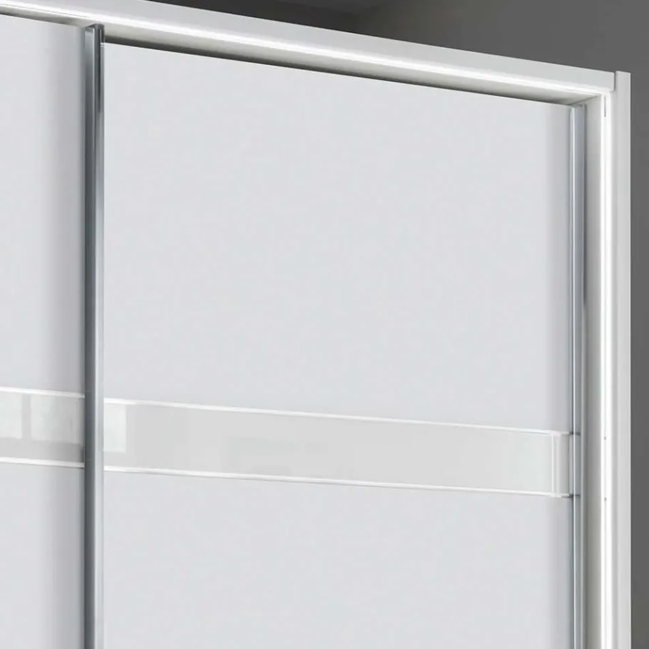 Online Wohnen 3-türiger Schwebetürenschrank in Weiß - Elisabeth