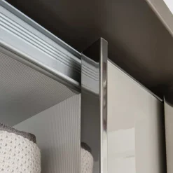 Outlet Wohnen 3-türiger Schwebetürenschrank mit Passepartout - Ostranca