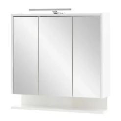 Outlet Wohnen 3-türiger Spiegelschrank mit Ablage - Asinaras
