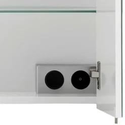 Wohnen 2-türiger Spiegelschrank mit Licht LED - Serinina