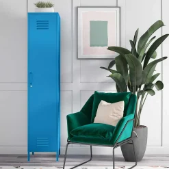New Wohnen 1-türiger Spindschrank in Blau - Datinel