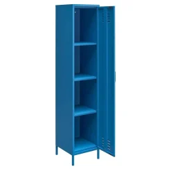 New Wohnen 1-türiger Spindschrank in Blau - Datinel