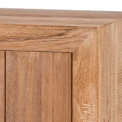 Best Wohnen 3-türiges Sideboard aus Teak Massivholz - Myons