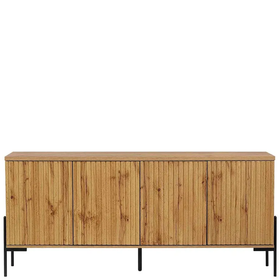 Best Wohnen 4-türiges Sideboard im Skandi Design - Elastian